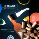 Vinyl VinoMusic avec des bouchons de vin